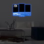 Wallity 3PATDACT-31 Lienzo Decorativo Iluminado con LED de 3 Piezas